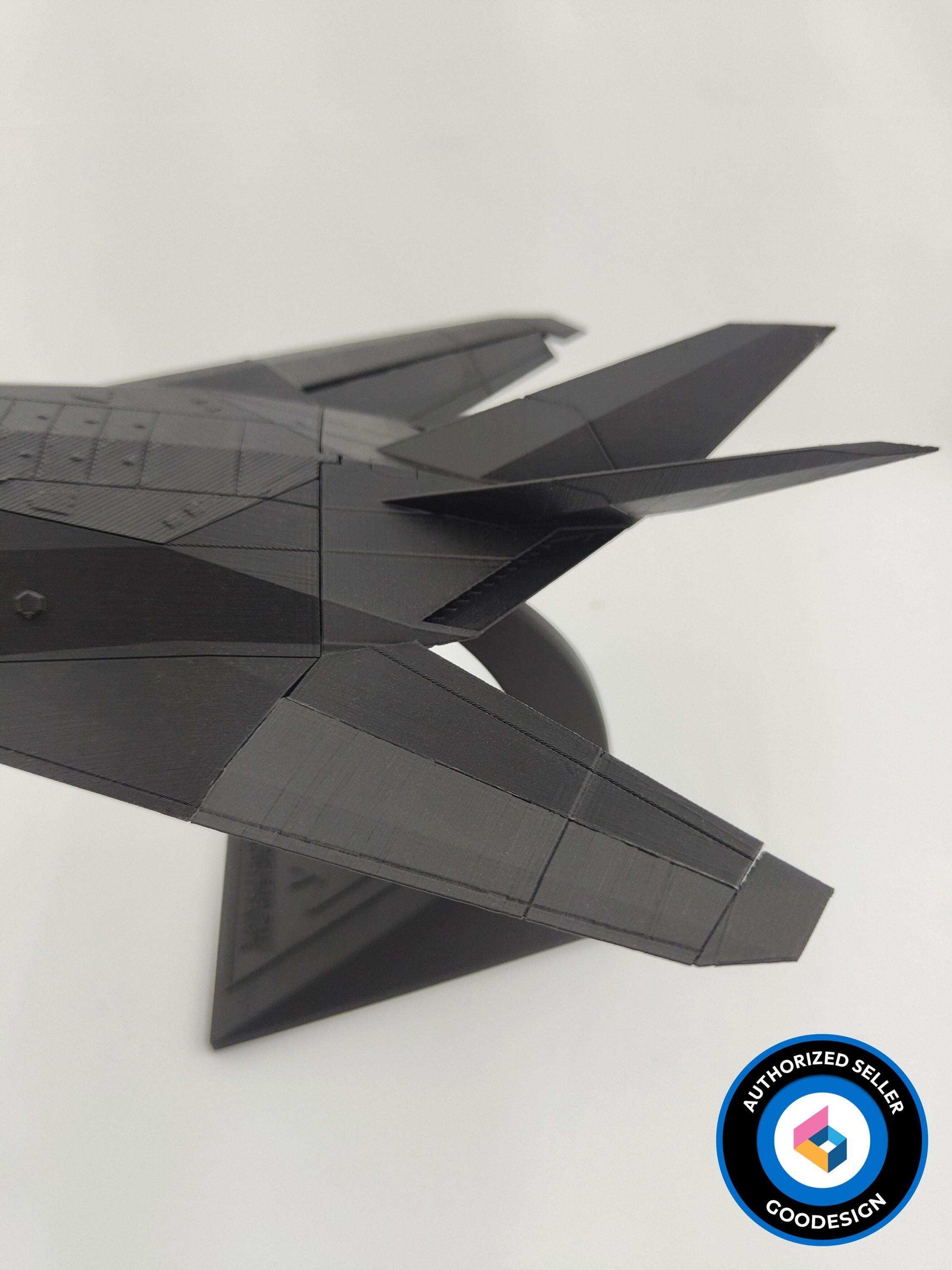 3D Printed F-117 Nighthawk Model: 1/72 Scale Stealth Fighter Replica - 3DEvricPrinting
