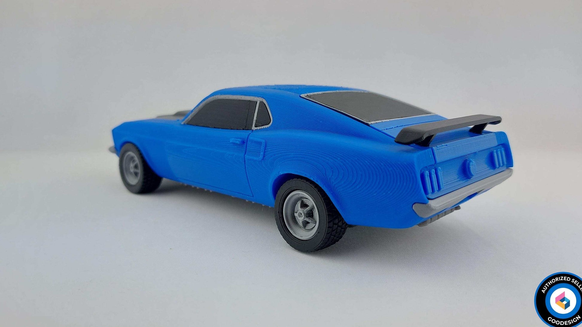 3D Printed Ford Mustang Mach-1 Replica: 1/38 Scale Muscle Car Model - 3DEvricPrinting