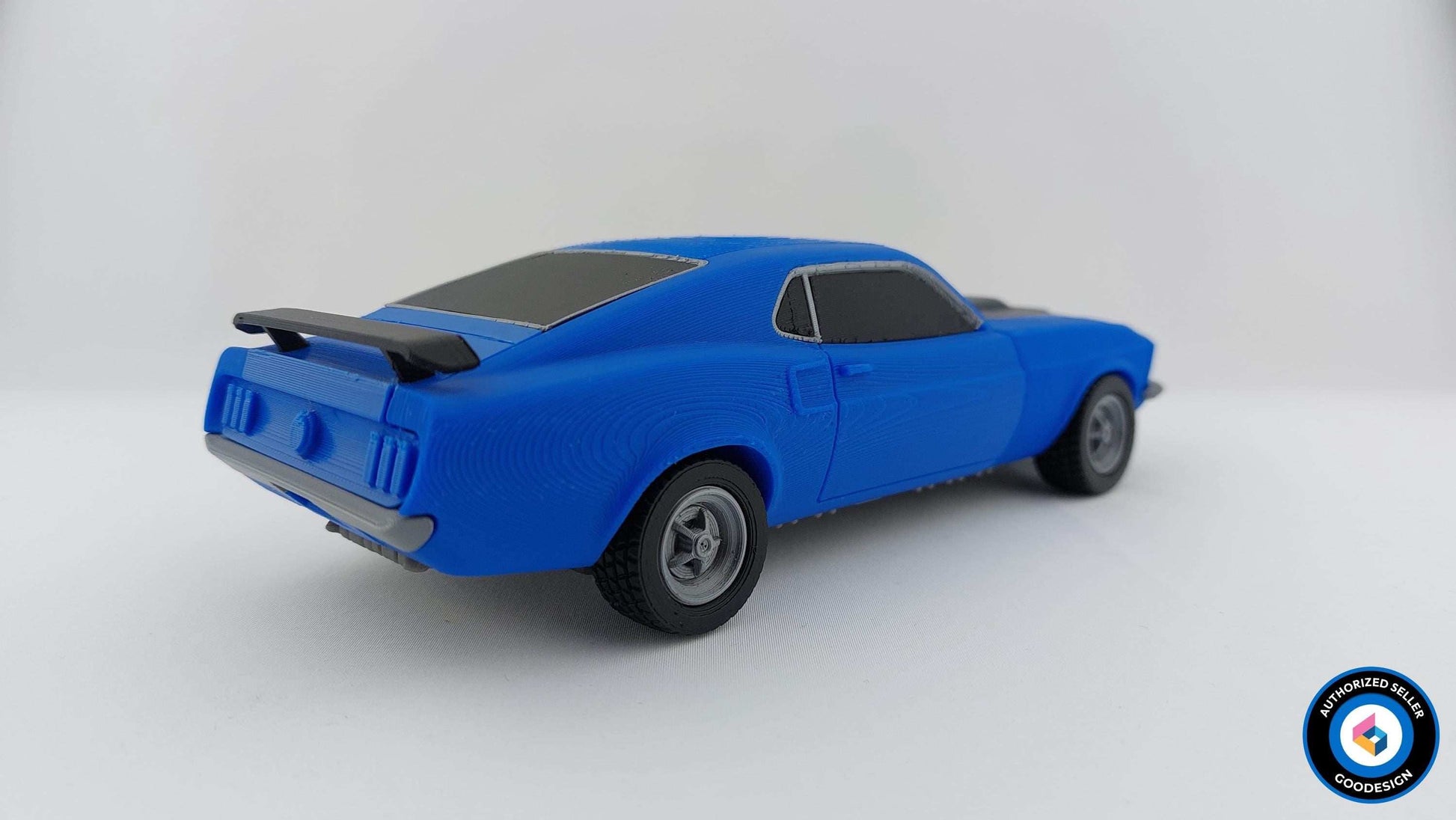 3D Printed Ford Mustang Mach-1 Replica: 1/38 Scale Muscle Car Model - 3DEvricPrinting