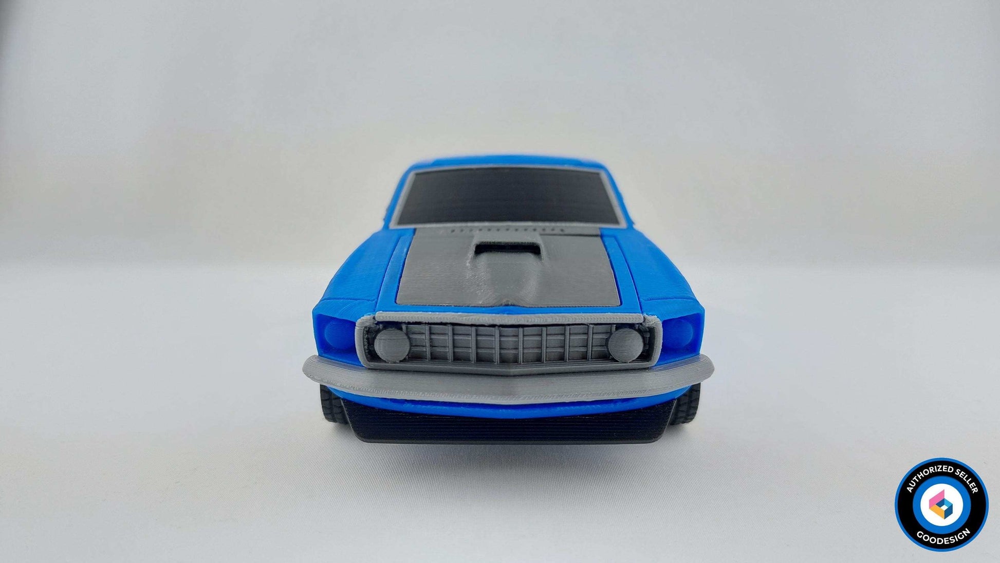 3D Printed Ford Mustang Mach-1 Replica: 1/38 Scale Muscle Car Model - 3DEvricPrinting