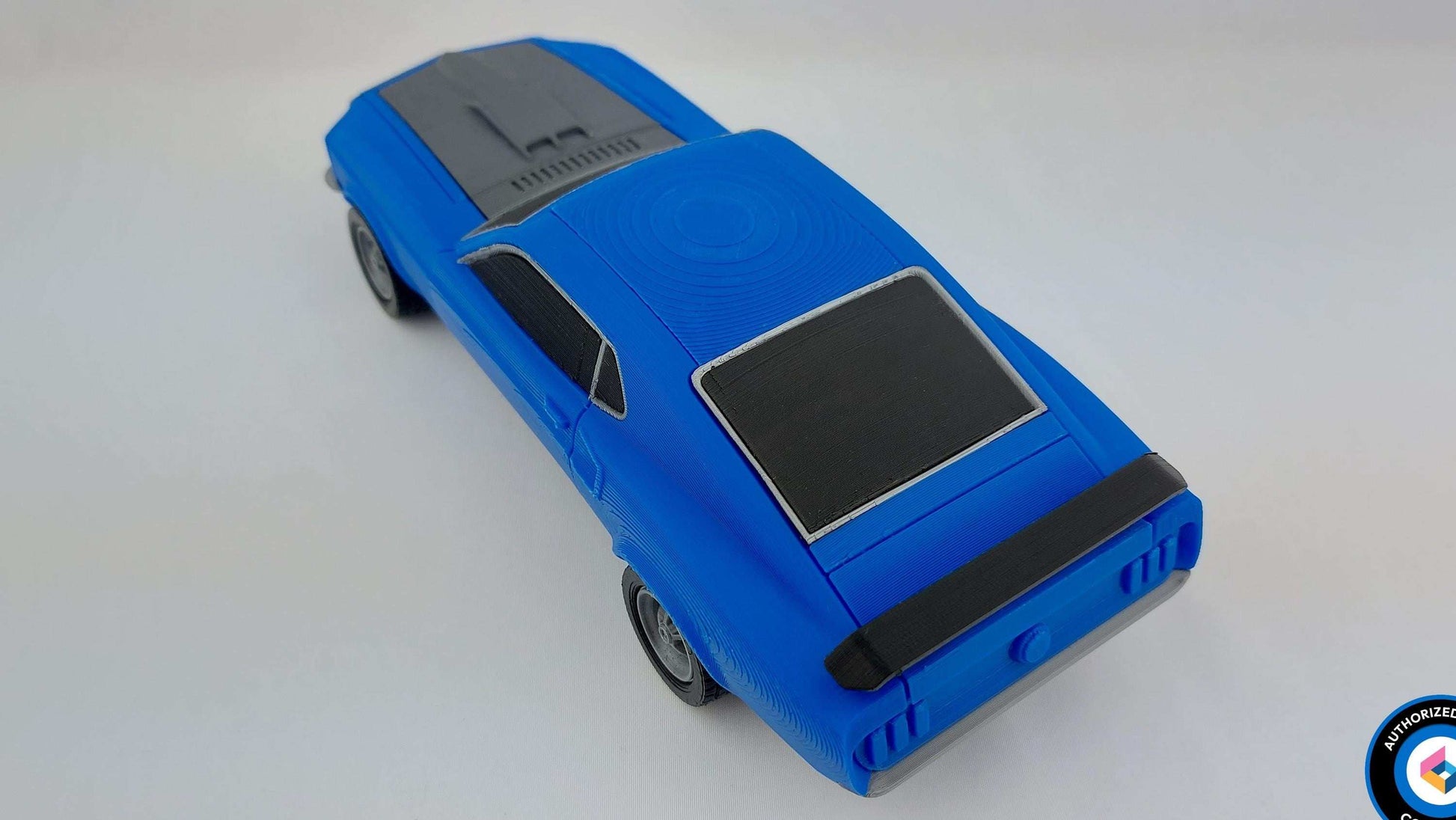3D Printed Ford Mustang Mach-1 Replica: 1/38 Scale Muscle Car Model - 3DEvricPrinting