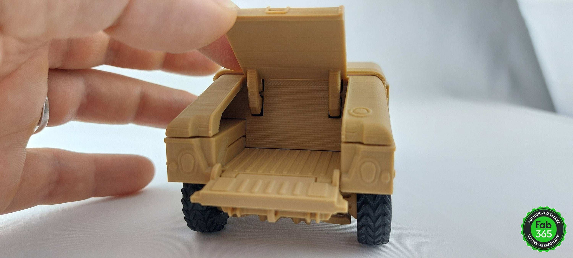3D Printed Humvee Model 1/35 Scale with Optional Trailer - 3DEvricPrinting