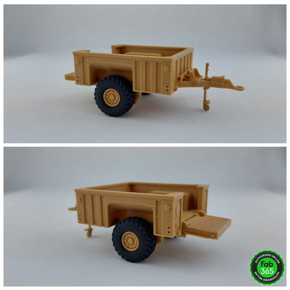 3D Printed Humvee Model 1/35 Scale with Optional Trailer - 3DEvricPrinting