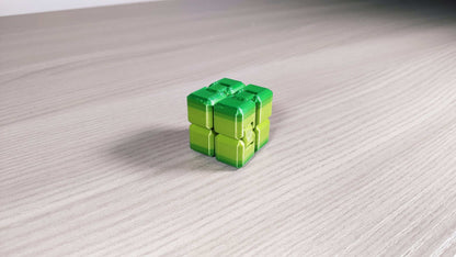 3D Printed Infinity Cube: Fidget Stress Reliever Toy - 3DEvricPrinting