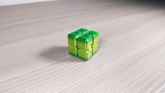 3D Printed Infinity Cube: Fidget Stress Reliever Toy - 3DEvricPrinting