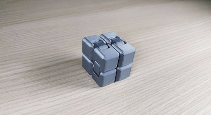 3D Printed Infinity Cube: Fidget Stress Reliever Toy - 3DEvricPrinting