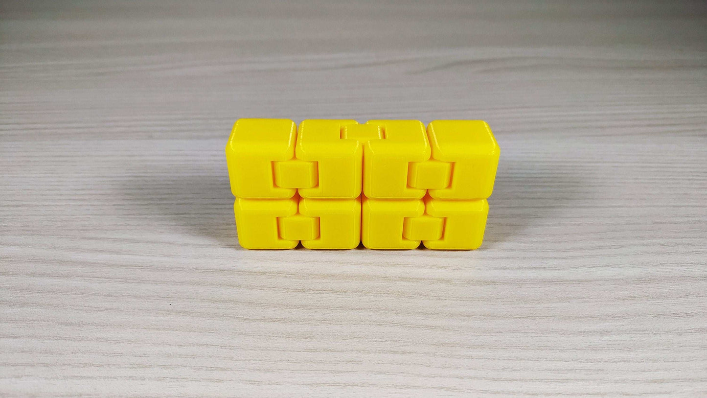3D Printed Infinity Cube: Fidget Stress Reliever Toy - 3DEvricPrinting