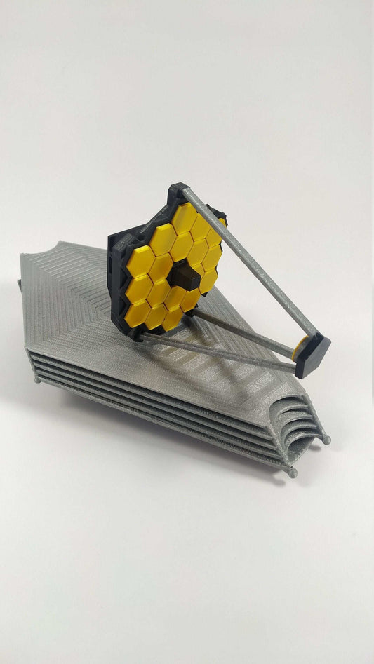 3D Printed James Webb Space Telescope Model: Eco-Friendly PLA Plastic - 3DEvricPrinting