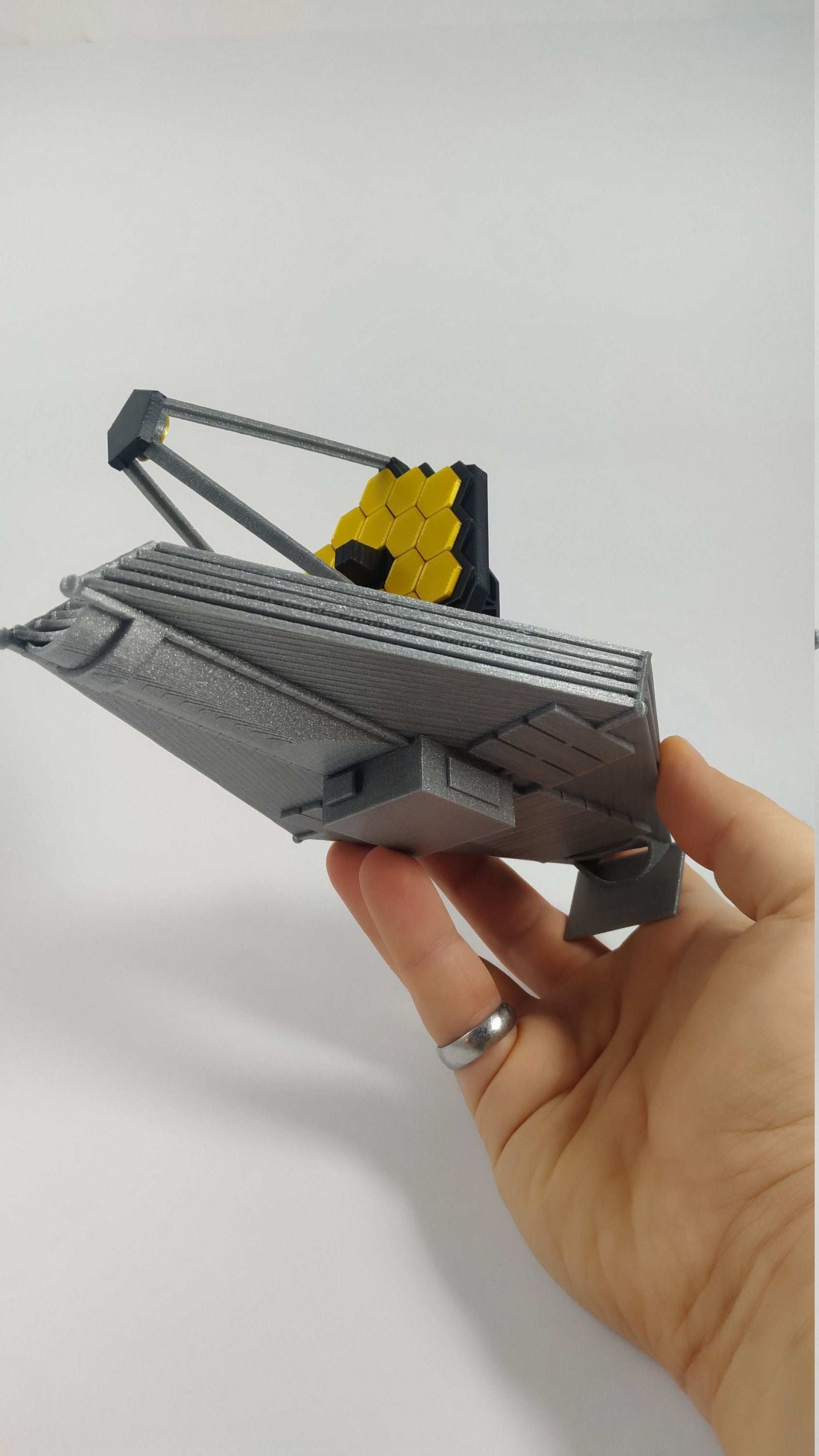 3D Printed James Webb Space Telescope Model: Eco-Friendly PLA Plastic - 3DEvricPrinting