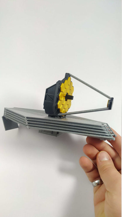 3D Printed James Webb Space Telescope Model: Eco-Friendly PLA Plastic - 3DEvricPrinting