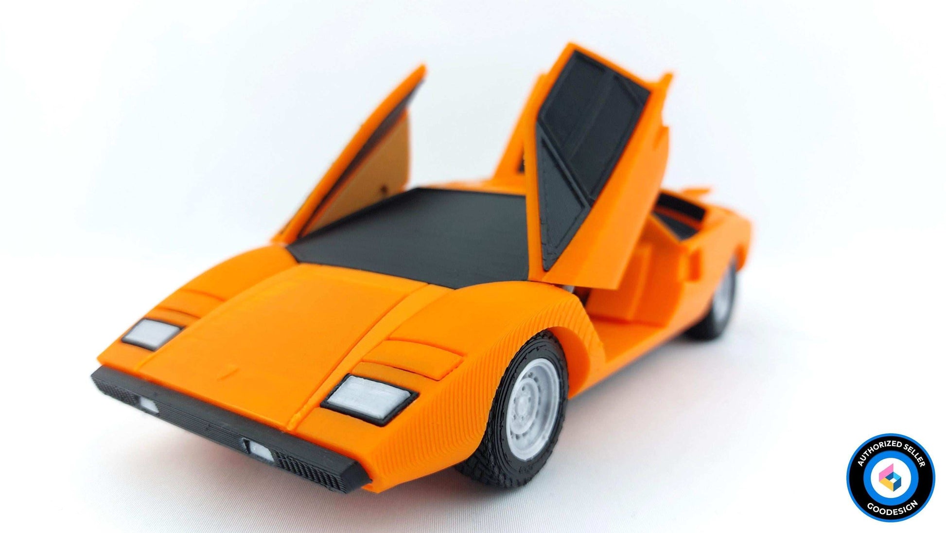 3D Printed Lamborghini Countach LP400 Model: 1/24 Scale 70s Supercar Replica - 3DEvricPrinting