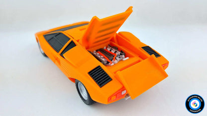 3D Printed Lamborghini Countach LP400 Model: 1/24 Scale 70s Supercar Replica - 3DEvricPrinting