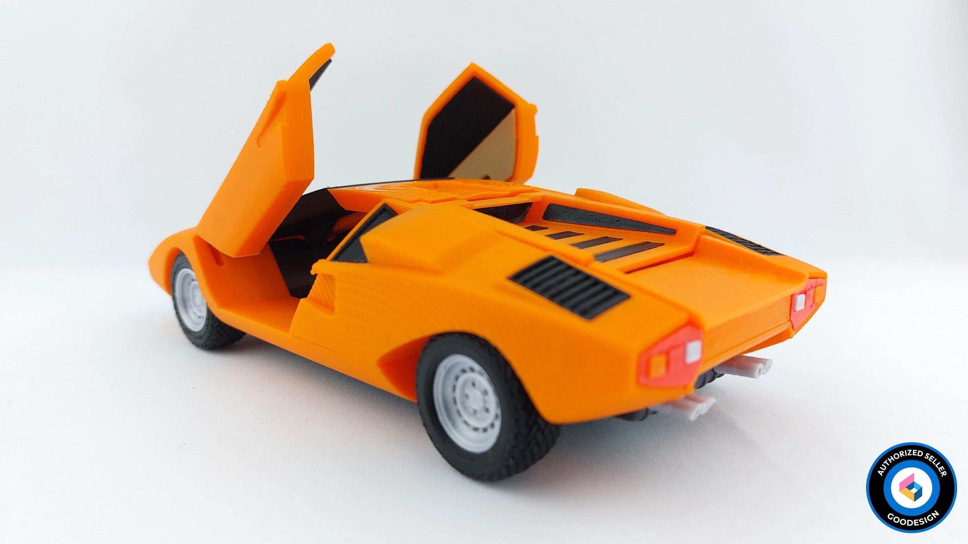 3D Printed Lamborghini Countach LP400 Model: 1/24 Scale 70s Supercar Replica - 3DEvricPrinting