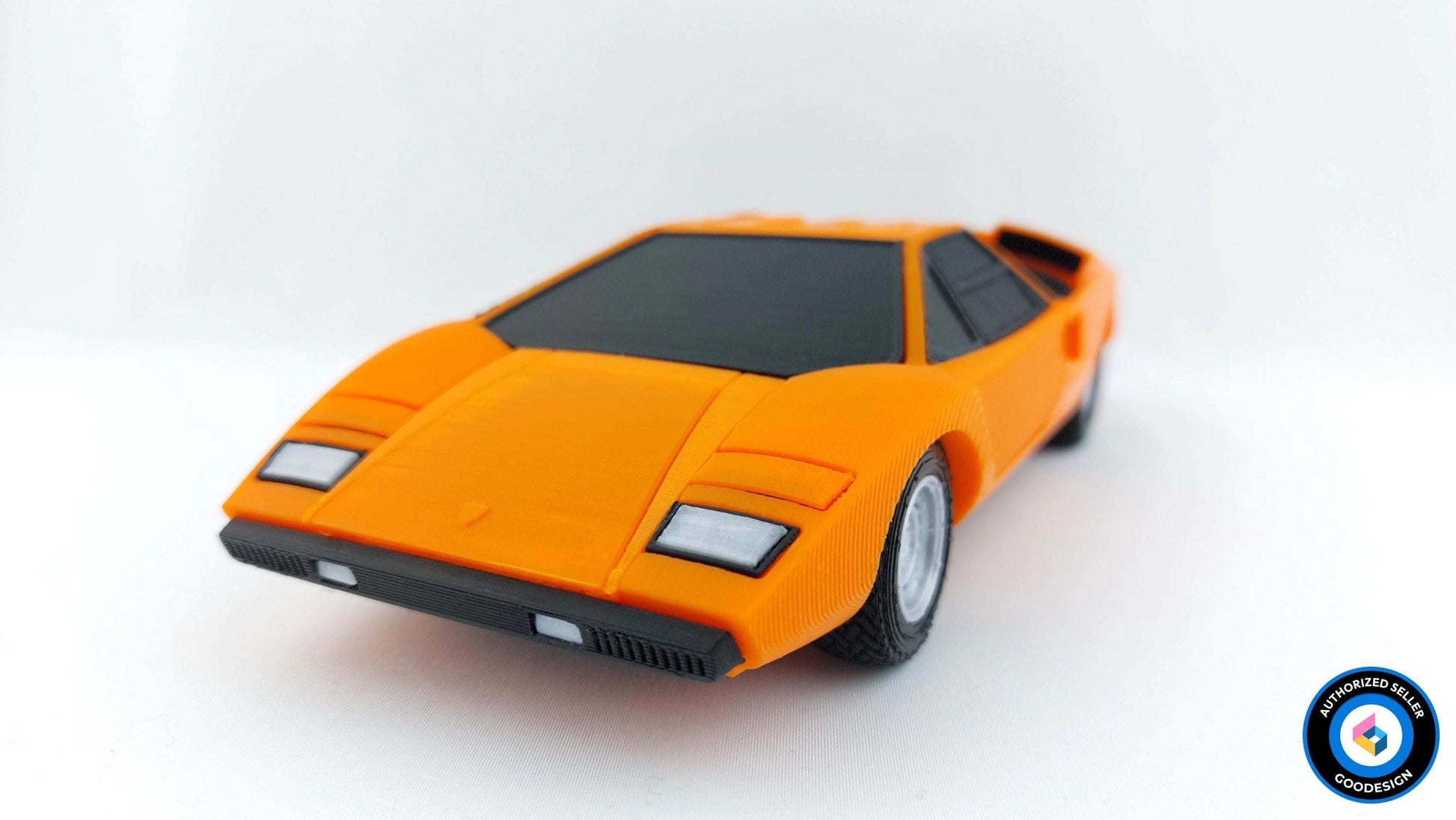 3D Printed Lamborghini Countach LP400 Model: 1/24 Scale 70s Supercar Replica - 3DEvricPrinting