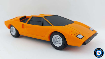 3D Printed Lamborghini Countach LP400 Model: 1/24 Scale 70s Supercar Replica - 3DEvricPrinting