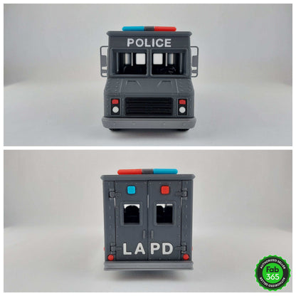 3D Printed SWAT Police Van Model: 1/48 Scale Replica - 3DEvricPrinting
