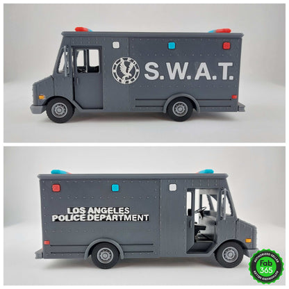 3D Printed SWAT Police Van Model: 1/48 Scale Replica - 3DEvricPrinting