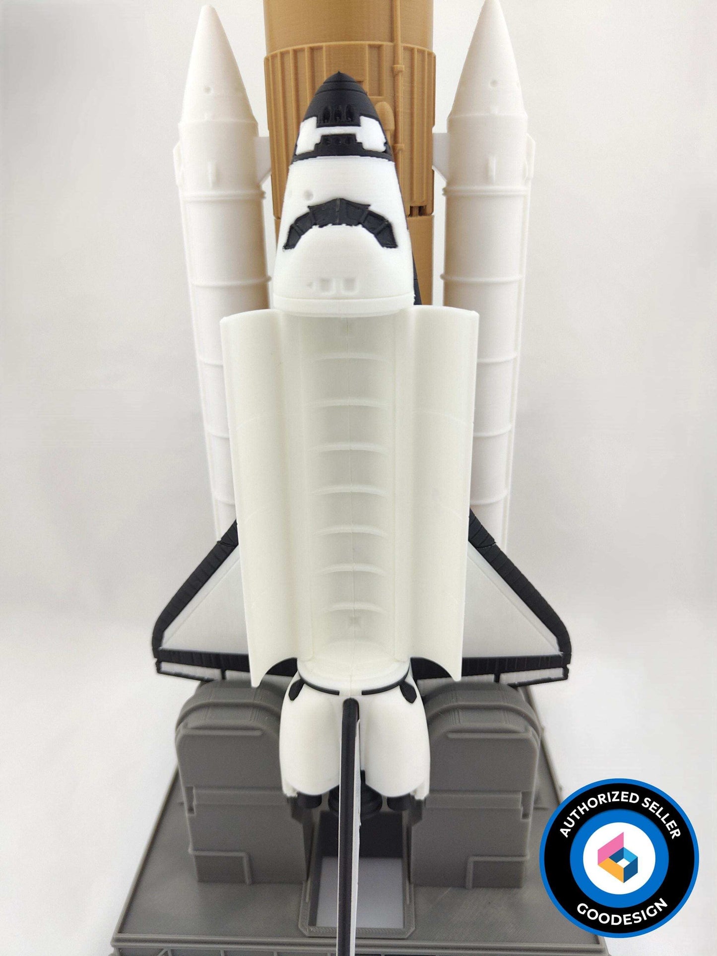 3D Printed Space Shuttle & Booster Model: NASA STEM Desk Decor - 3DEvricPrinting