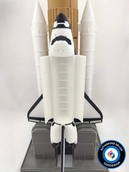 3D Printed Space Shuttle & Booster Model: NASA STEM Desk Decor - 3DEvricPrinting