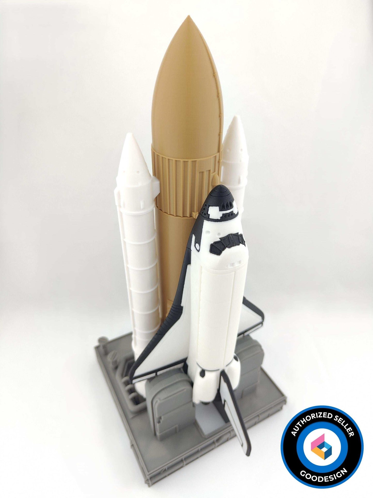 3D Printed Space Shuttle & Booster Model: NASA STEM Desk Decor - 3DEvricPrinting