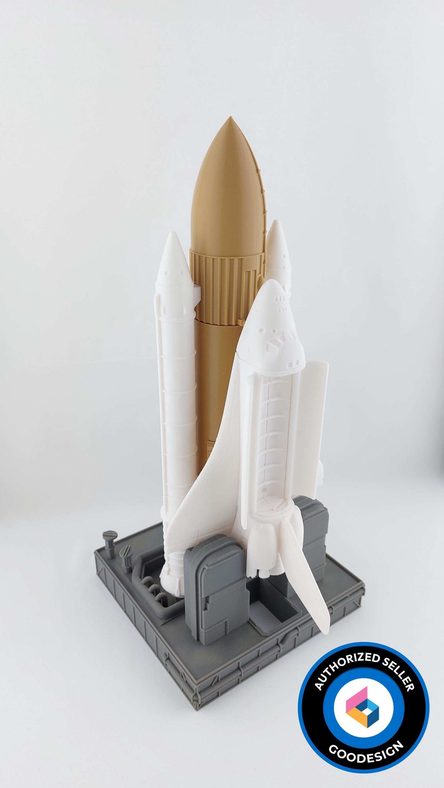 3D Printed Space Shuttle & Booster Model: NASA STEM Desk Decor - 3DEvricPrinting