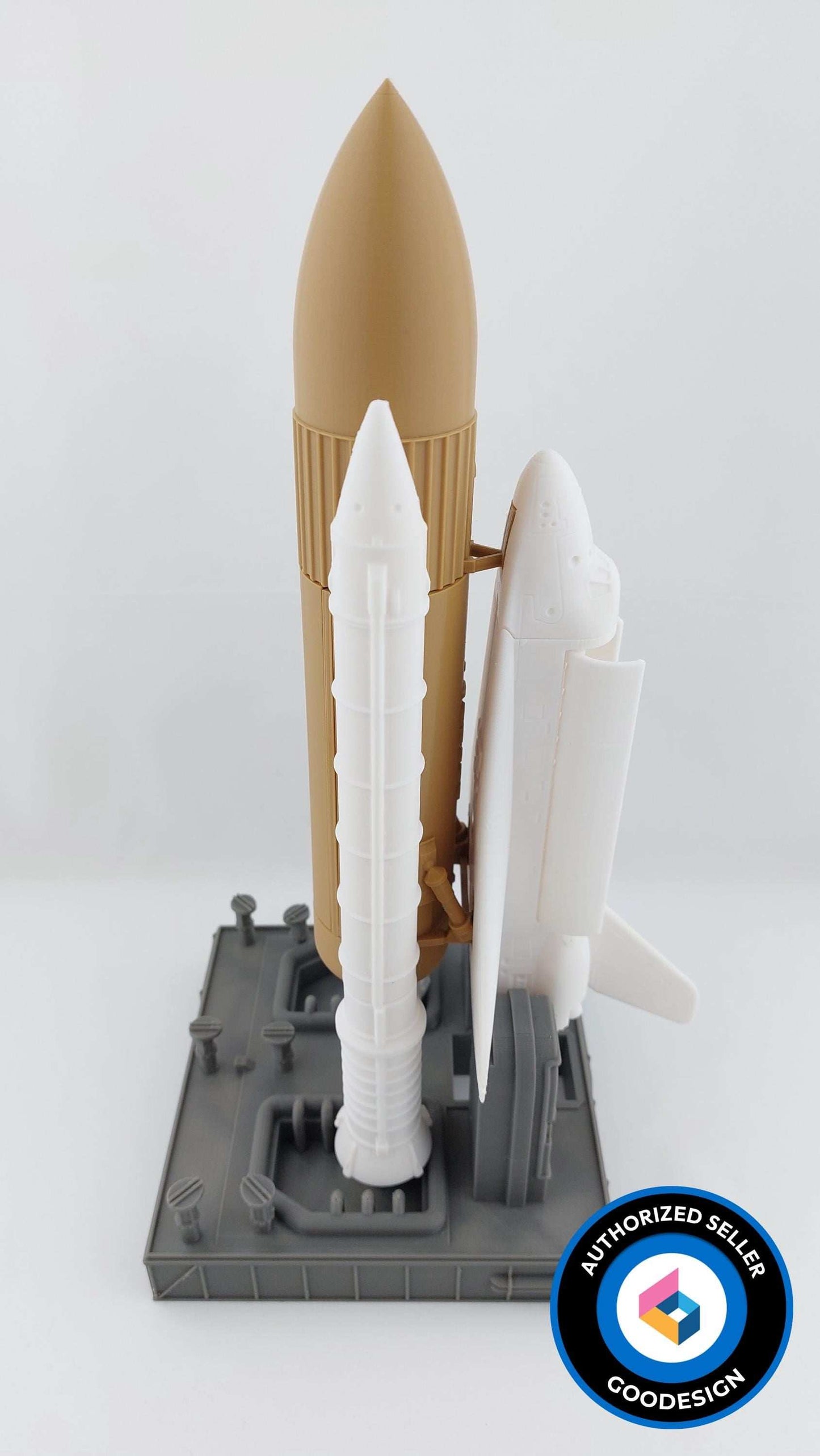 3D Printed Space Shuttle & Booster Model: NASA STEM Desk Decor - 3DEvricPrinting