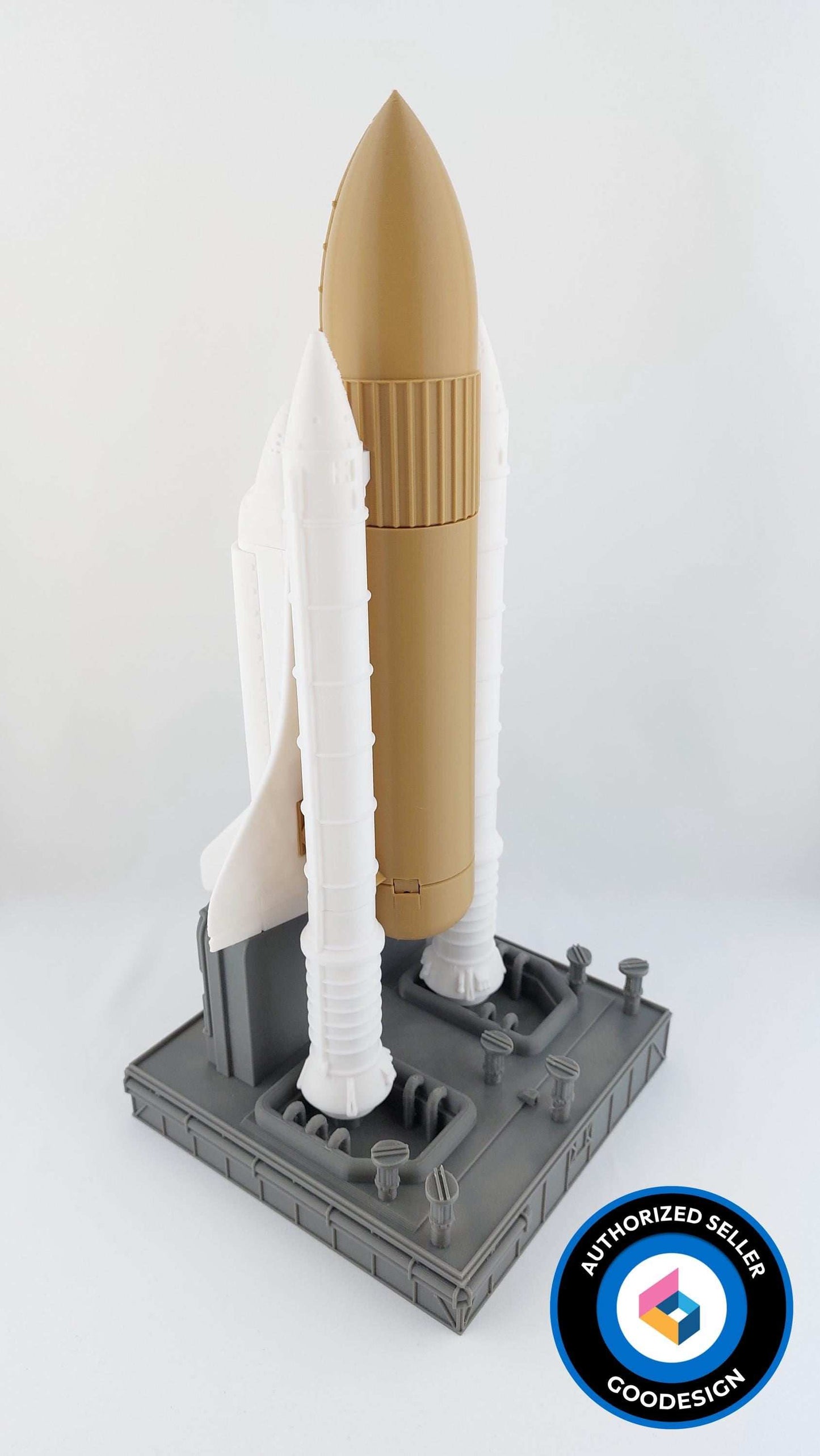 3D Printed Space Shuttle & Booster Model: NASA STEM Desk Decor - 3DEvricPrinting