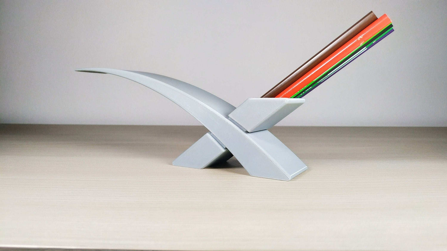 3D Printed SpaceX Pen Holder: Eco-Friendly Desk Organizer - 3DEvricPrinting