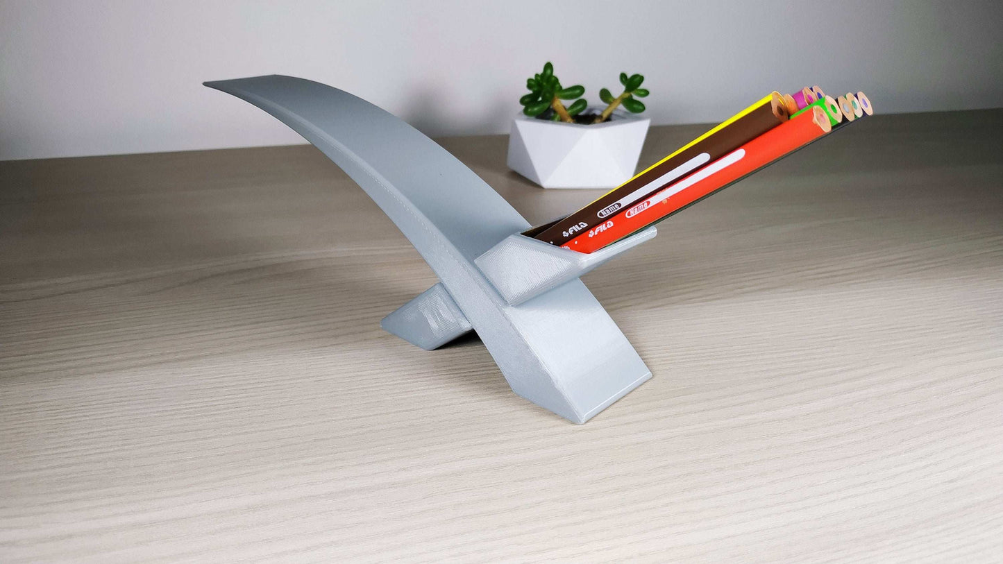 3D Printed SpaceX Pen Holder: Eco-Friendly Desk Organizer - 3DEvricPrinting