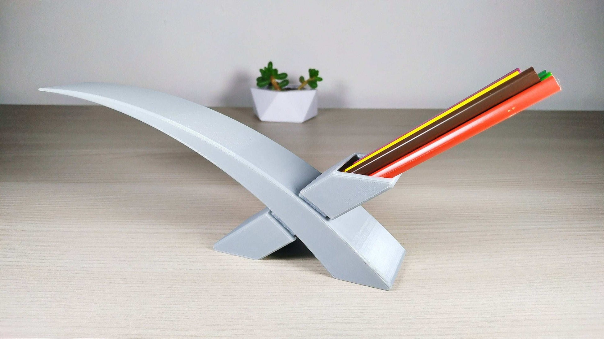3D Printed SpaceX Pen Holder: Eco-Friendly Desk Organizer - 3DEvricPrinting
