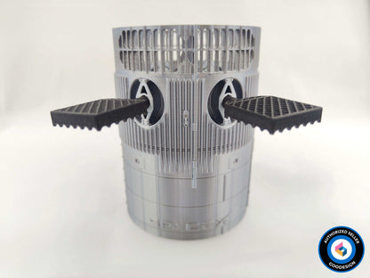 3D Printed SpaceX Starship Pen Holder: Sci-Fi Desk Organizer - 3DEvricPrinting
