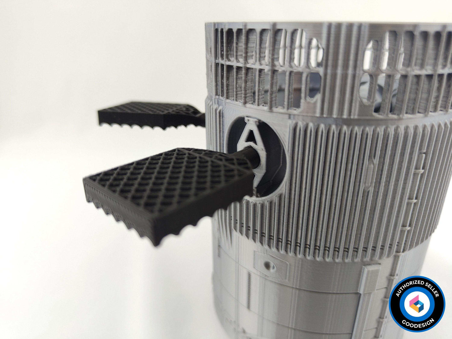 3D Printed SpaceX Starship Pen Holder: Sci-Fi Desk Organizer - 3DEvricPrinting