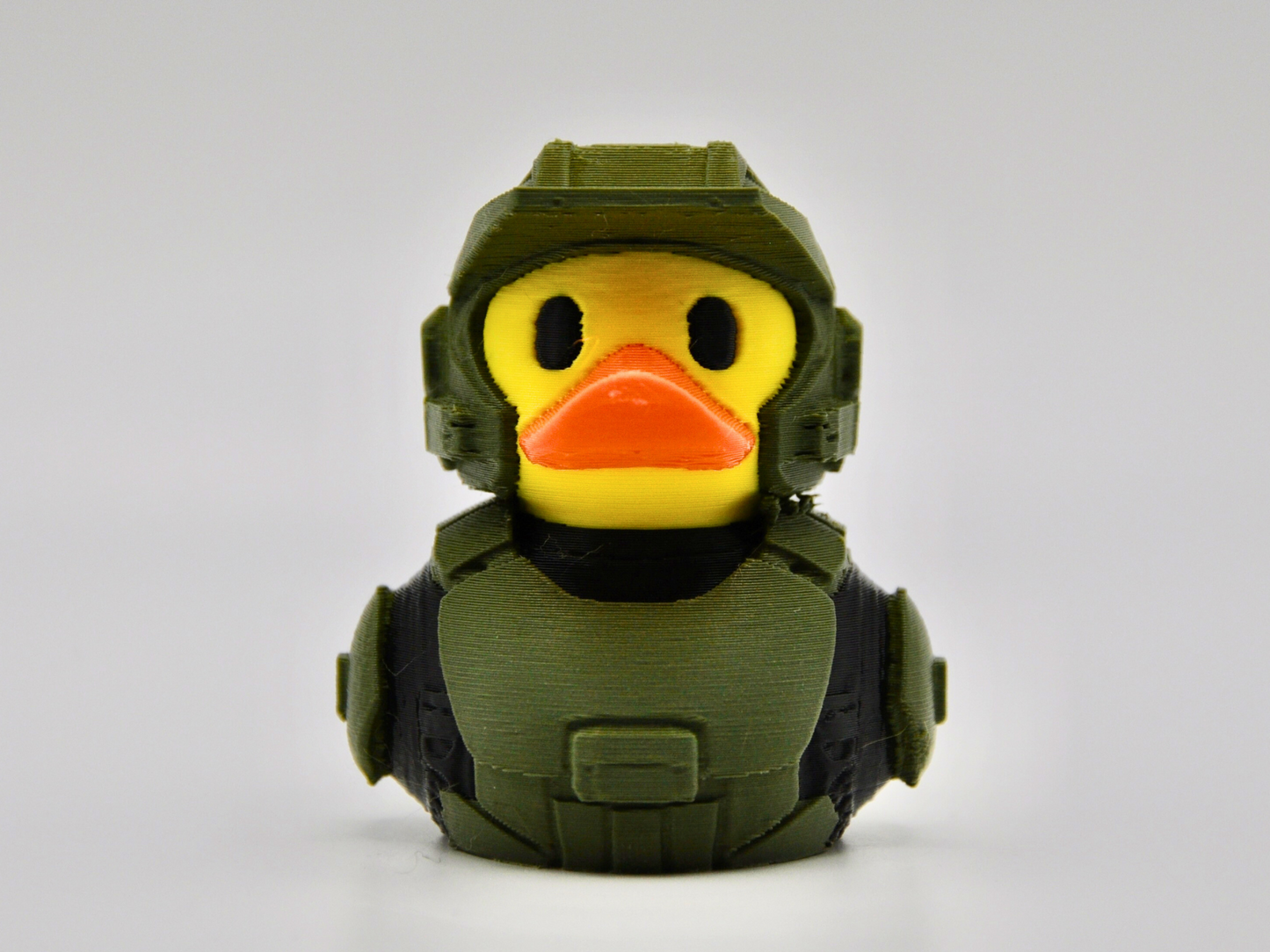 Halo Master Chief Duck 3D Printed Spartan Figurine