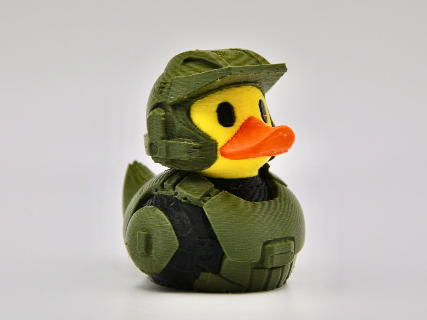 Halo Master Chief Duck 3D Printed Spartan Figurine
