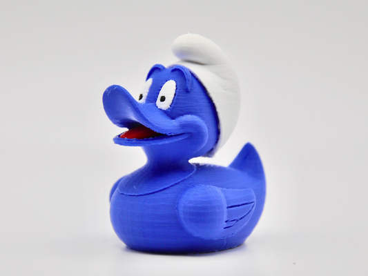 Smurf Duck 3D Printed Belgian Character Figurine