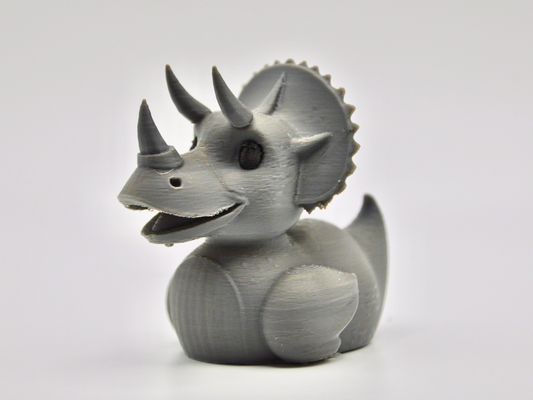 Triceratops Duck 3D Printed Dinosaur Figurine