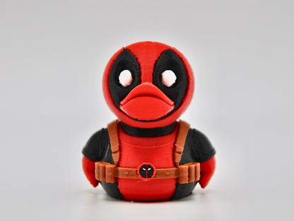 Deadpool Duck 3D Printed Mercenary Figurine