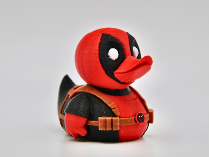 Deadpool Duck 3D Printed Mercenary Figurine