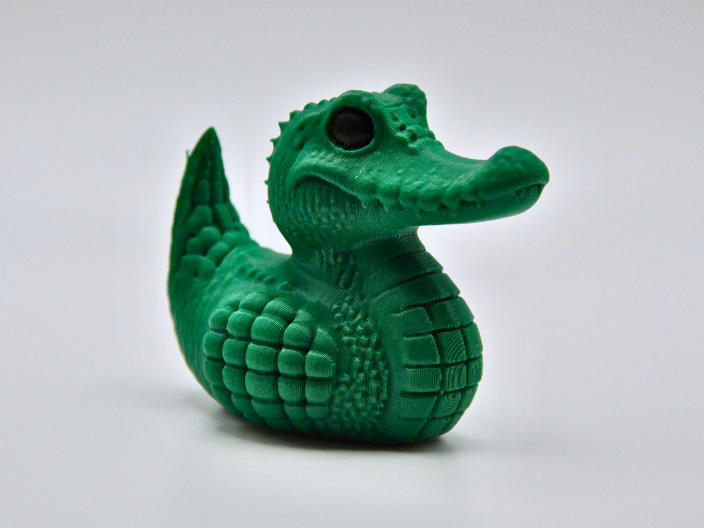 Crocodile Duck 3D Printed Ancient Predator Figurine