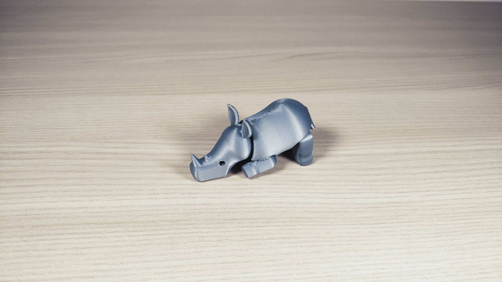 Articulated 3D Printed Rhino: Eco-Friendly Figurine - 3DEvricPrinting