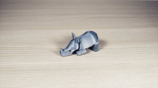 Articulated 3D Printed Rhino: Eco-Friendly Figurine - 3DEvricPrinting