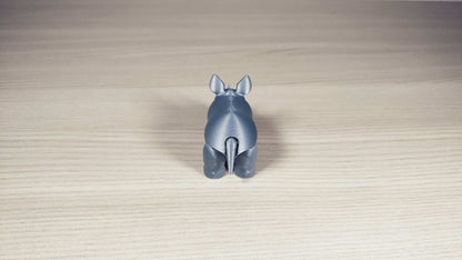 Articulated 3D Printed Rhino: Eco-Friendly Figurine - 3DEvricPrinting