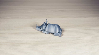 Articulated 3D Printed Rhino: Eco-Friendly Figurine - 3DEvricPrinting