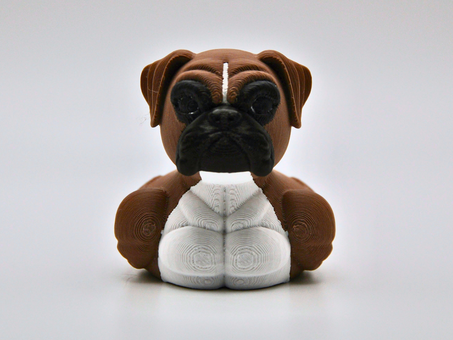 Boxer Duck 3D Printed Playful Athlete Figurine