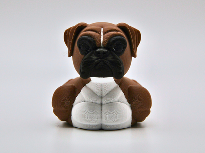 Boxer Duck 3D Printed Playful Athlete Figurine