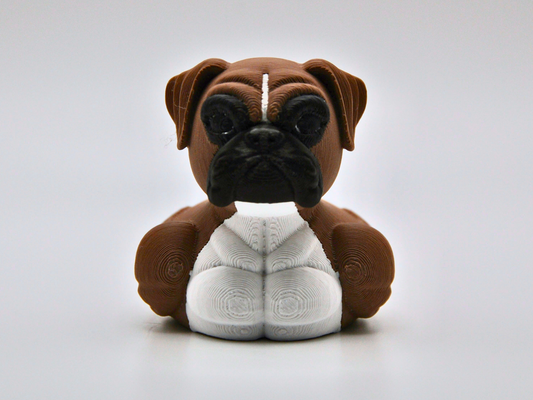 Boxer Duck 3D Printed Playful Athlete Figurine
