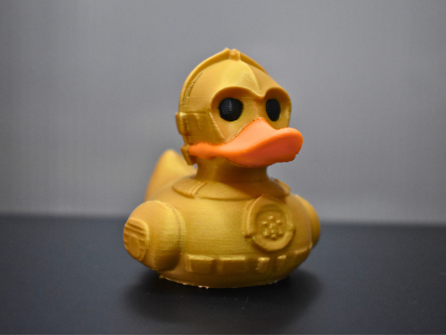 C-3PO Duck 3D Printed Protocol Droid Figurine