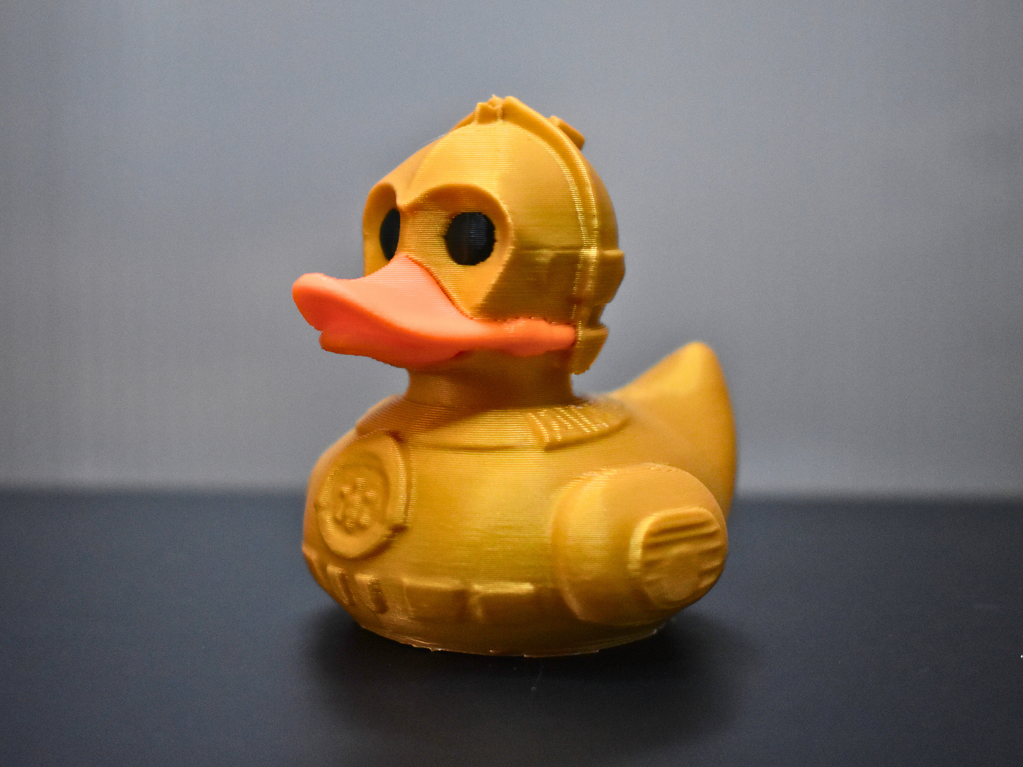 C-3PO Duck 3D Printed Protocol Droid Figurine