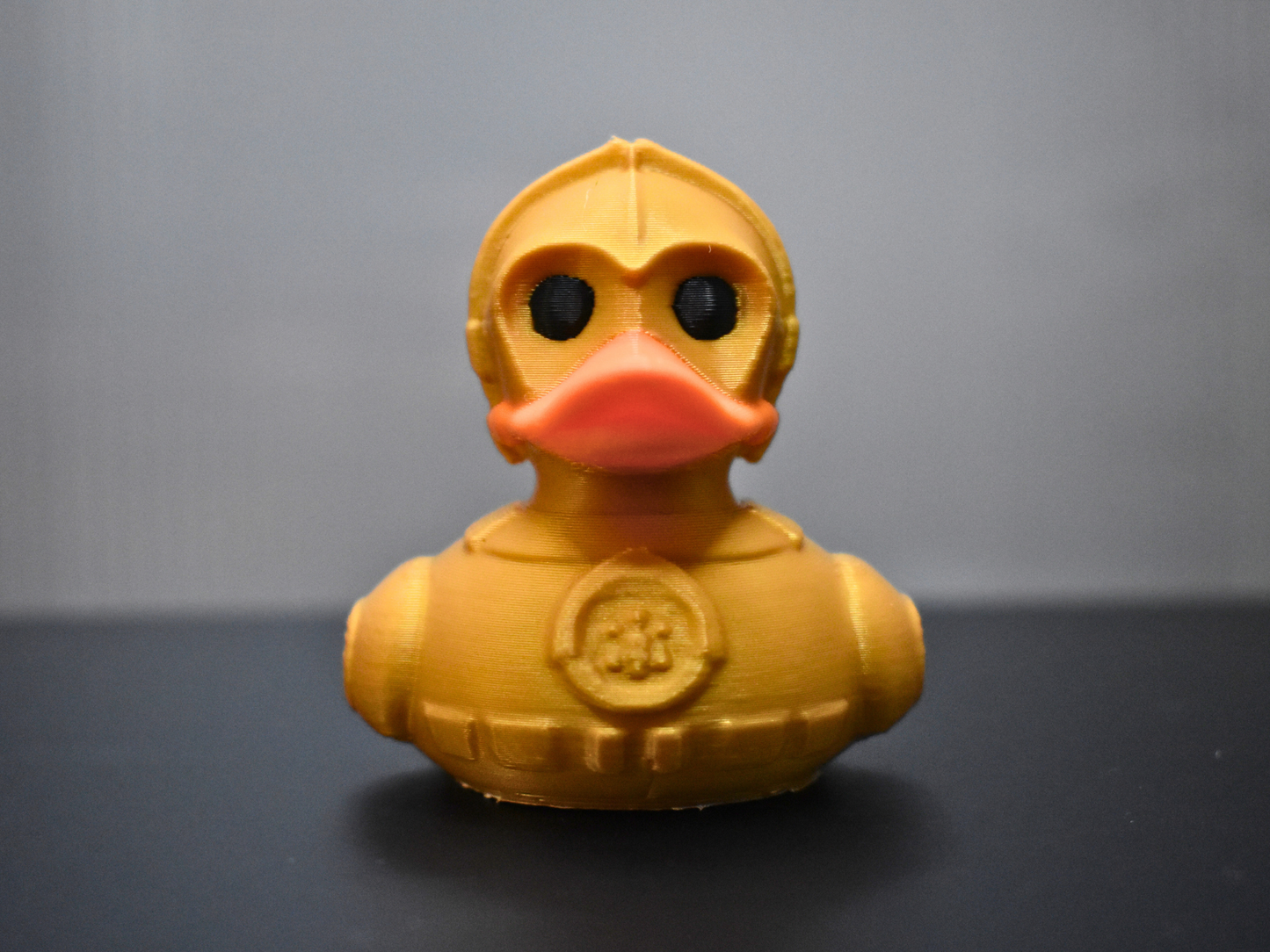 C-3PO Duck 3D Printed Protocol Droid Figurine