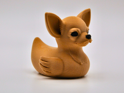 Chihuahua Duck 3D Printed Tiny Guardian Figurine